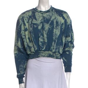 Off-White Abstract Blue and Green Sweater XS Virgil Abloh IT36